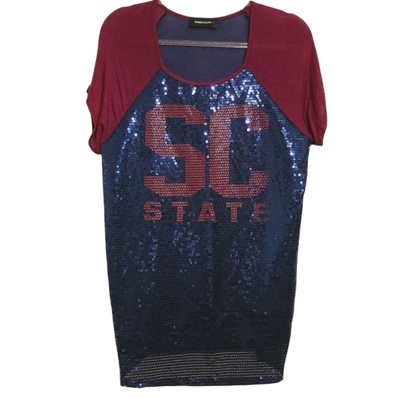 BigBoy Head Gear | HBCU Women's SC State Univ. Sequin Tunic Top (Size Large) - Picture 1 of 12